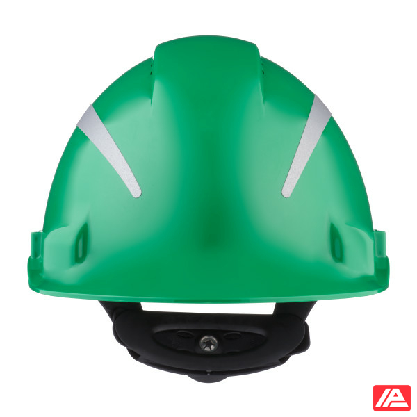 3M™ Hard Hat Uvicator Ratchet Ventilated Reflective Plastic Sweatband Green G3000NUV-R-GP - Image 2