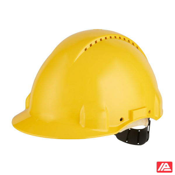3M™ Hard Hat Uvicator Pinlock Ventilated Leather Sweatband Yellow G3000DUV-GU