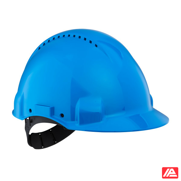3M™ Hard Hat Uvicator Pinlock Ventilated Plastic Sweatband Blue G3000CUV-BB - Image 4