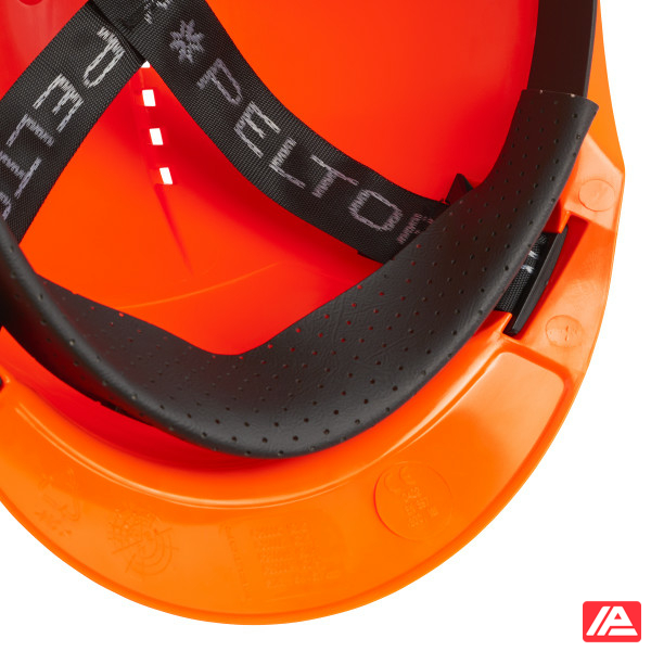 3M™ Hard Hat Uvicator Ratchet Ventilated Plastic Sweatband Orange G3000NUV-OR - Image 2