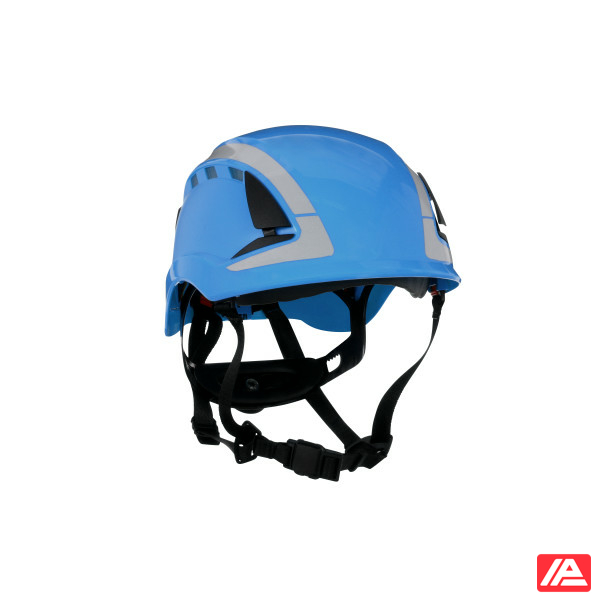 3M™ SecureFit™ X5000 Safety Helmet Vented Reflective CE Blue X5003V-CE - Image 4