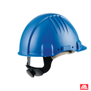3M™ High Heat Hard Hat Ratchet Non vented 1000V Leather Sweatband Blue G3501M-BB