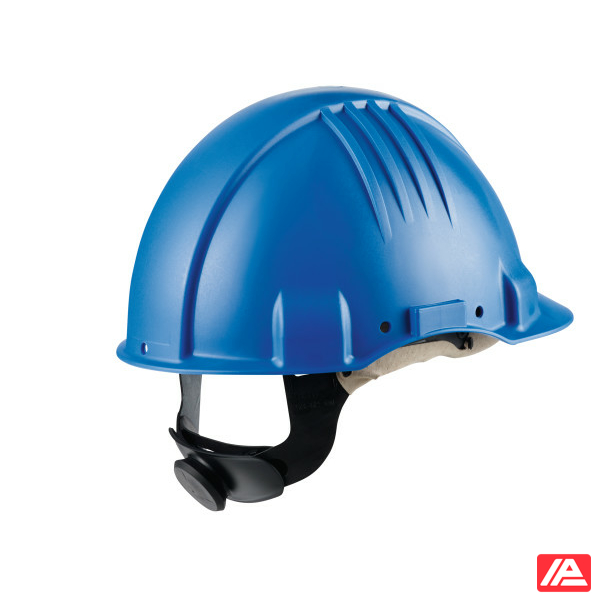3M™ High Heat Hard Hat Ratchet Non vented 1000V Leather Sweatband Blue G3501M-BB
