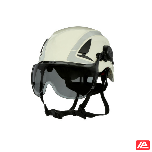 3M™ SecureFit™ Short Visor for X5 Series Safety Helmet X5000 and X5500 Grey Anti-Fog Anti-Scratch Polycarbonate X5-SV02-CE