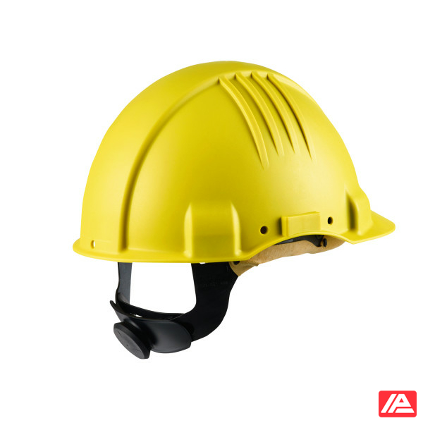 3M™ High Heat Hard Hat Ratchet Non vented Dielectric 1000V Leather Sweatband Yellow G3501M-GU - Image 2