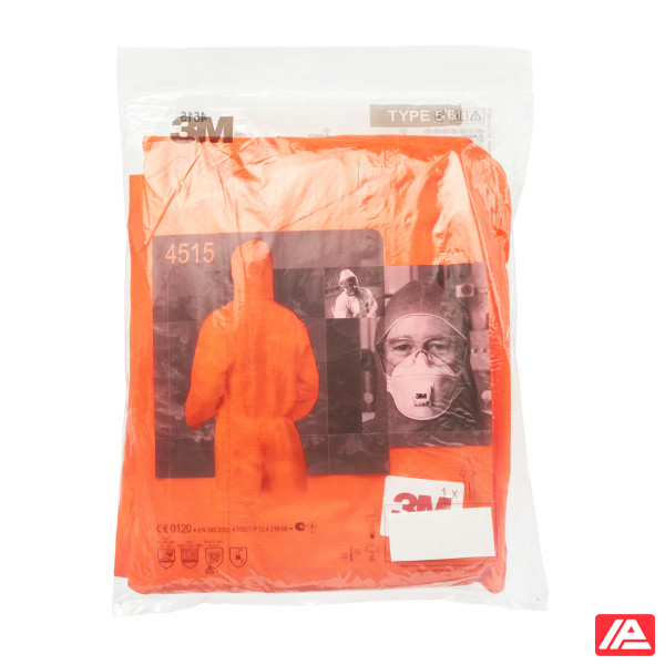 3M™ Protective Coverall 4515 Orange M - Image 3