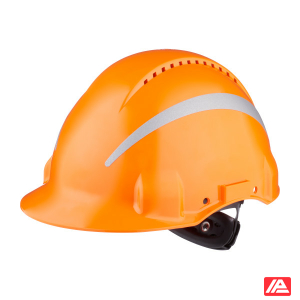 3M™ Hard Hat Uvicator Ratchet Ventilated Reflective Plastic Sweatband Orange G3000NUV-R-OR