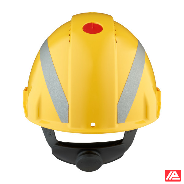 3M™ Hard Hat Uvicator Ratchet Ventilated Reflective Plastic Sweatband Yellow G3000NUV-R-GU - Image 2