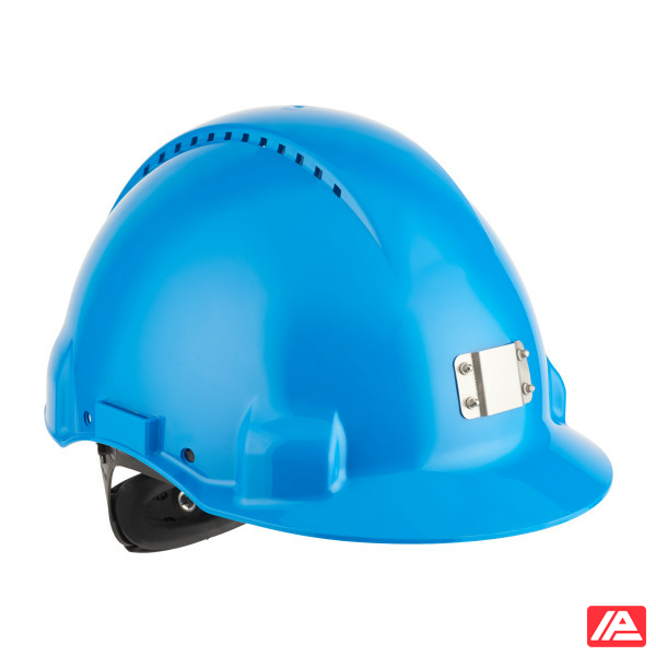3M™ Hard Hat Uvicator Ratchet Ventilated Plastic Sweatband Lamp Holder Blue G3000NUV-10-BB - Image 3