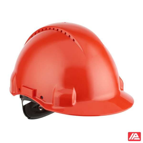 3M™ Hard Hat Uvicator Ratchet Ventilated Plastic Sweatband Red G3000NUV20-RD - Image 4