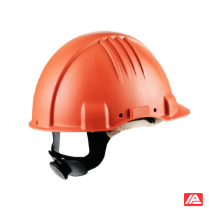 3M™ High Heat Hard Hat Ratchet Non vented Dielectric 1000V Leather Sweatband Orange G3501M-OR