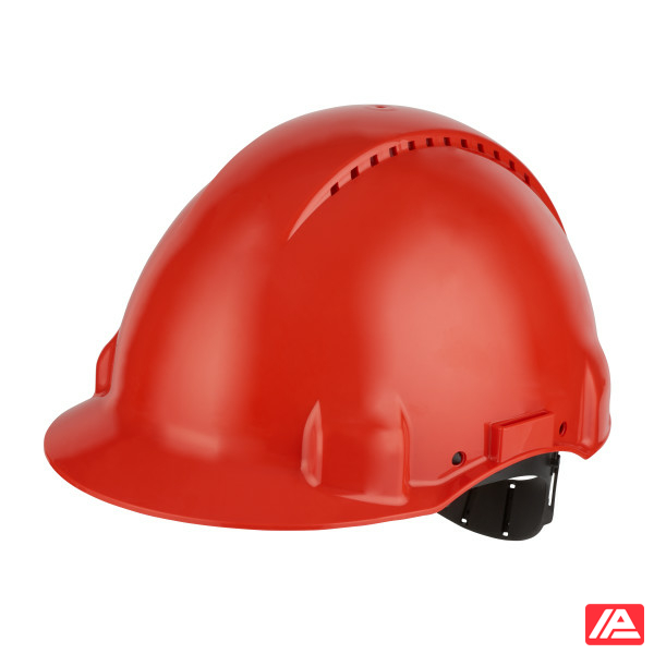 3M™ Hard Hat Uvicator Pinlock Ventilated Plastic Sweatband Red G3000CUV-RD
