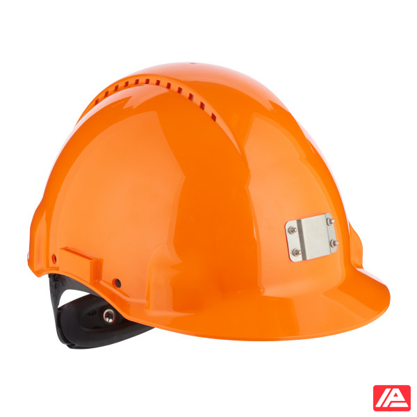 3M™ Hard Hat Uvicator Ratchet Ventilated Plastic Sweatband Lamp Holder Orange G3000NUV-10-OR - Image 3