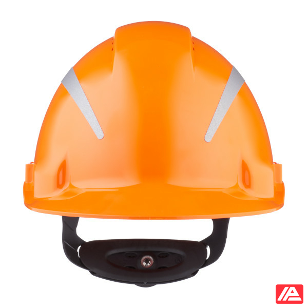 3M™ Hard Hat Uvicator Ratchet Ventilated Reflective Plastic Sweatband Orange G3000NUV-R-OR - Image 2