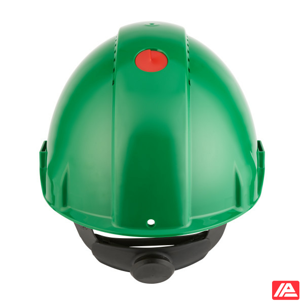 3M™ Hard Hat Uvicator Ratchet Ventilated Plastic Sweatband Green G3000NUV-GP - Image 4