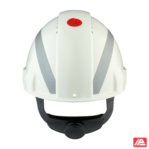 3M™ Hard Hat Uvicator Ratchet Ventilated Reflective Plastic Sweatband White G3000NUV-R-VI - Image 5