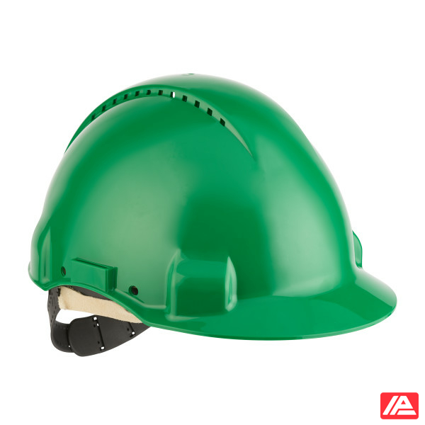 3M™ Hard Hat Uvicator Pinlock Ventilated Leather Sweatband Green G3000DUV-GP - Image 4