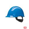 3M™ Hard Hat Uvicator Pinlock Non vented Dielectric 440V Plastic Sweatband Blue G3001CUV-BB