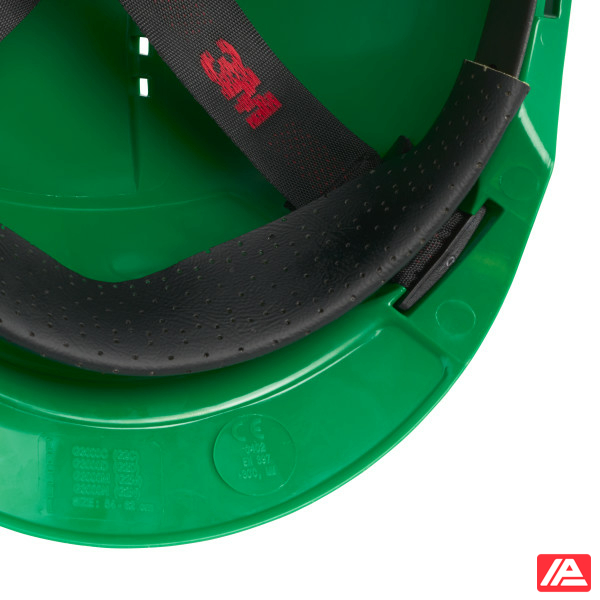 3M™ Hard Hat Uvicator Pinlock Ventilated Plastic Sweatband Green G3000CUV-GP - Image 4