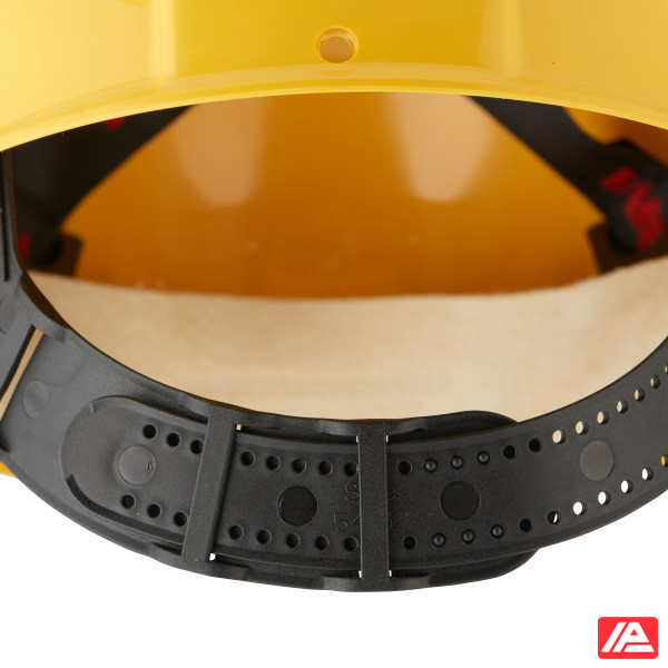 3M™ Hard Hat Uvicator Pinlock Ventilated Leather Sweatband Yellow G3000DUV-GU - Image 2