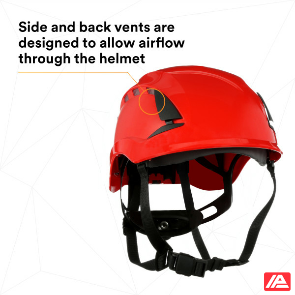 3M™ SecureFit™ X5000 Safety Helmet Vented 1000V CE Red X5005VE-CE - Image 11
