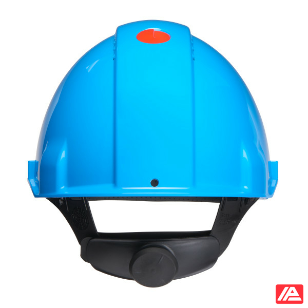3M™ Hard Hat Uvicator Ratchet Ventilated Plastic Sweatband Blue G3000NUV-BB - Image 4