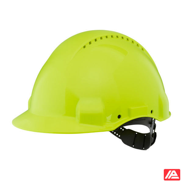 3M™ Hard Hat Uvicator Pinlock Ventilated Plastic Sweatband Hi-Viz G3000CUV-GB