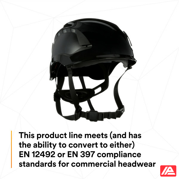 3M™ SecureFit™ X5000 Safety Helmet Vented 1000V CE Black X5012VE-CE - Image 12