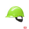 3M™ Hard Hat Uvicator Ratchet Non vented Dielectric 1000V Leather Sweatband Hi Viz G3001MUV100V-GB