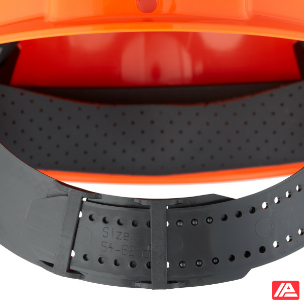 3M™ Hard Hat Uvicator Pinlock Ventilated Plastic Sweatband Orange G3000CUV-OR - Image 5