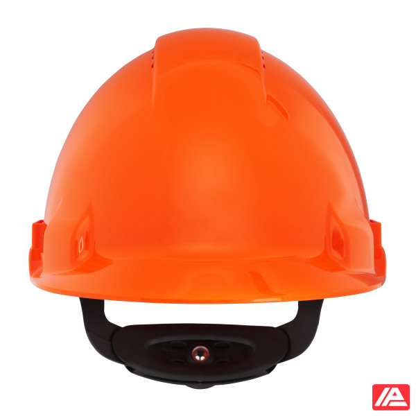 3M™ Hard Hat Uvicator Ratchet Ventilated Plastic Sweatband Orange G3000NUV-OR - Image 2
