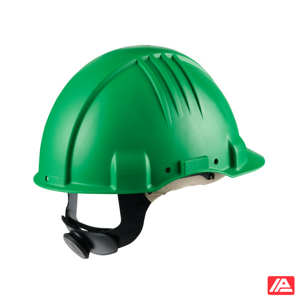 3M™ High Heat Hard Hat Ratchet Non vented 1000V Leather Sweatband Green G3501M-GP - Image 2
