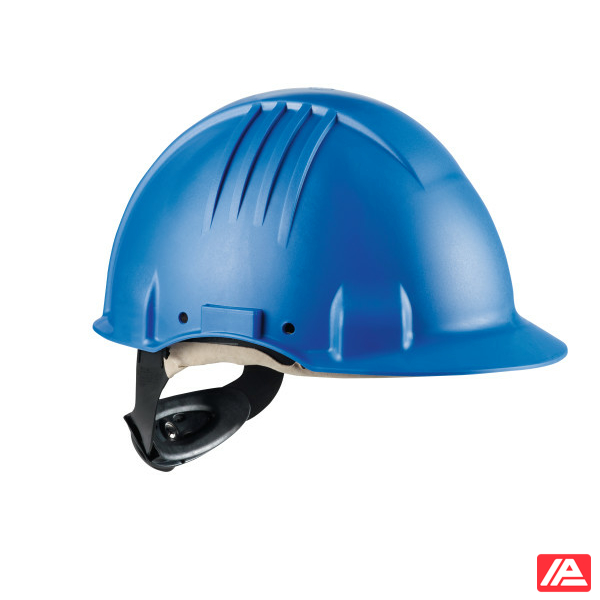 3M™ High Heat Hard Hat Ratchet Non vented 1000V Leather Sweatband Blue G3501M-BB - Image 2