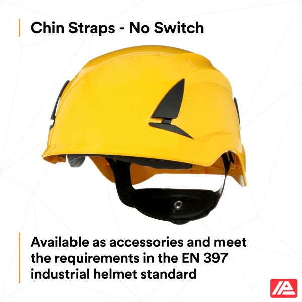 3M™ SecureFit™ X5500 Safety Helmet Non-vented CE Yellow X5502NVE-CE - Image 6
