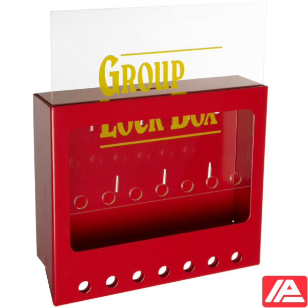 Metal Wall Mounted Group Lockout Boxes - METAL WALL LOCK BOX, SMALL - Image 2