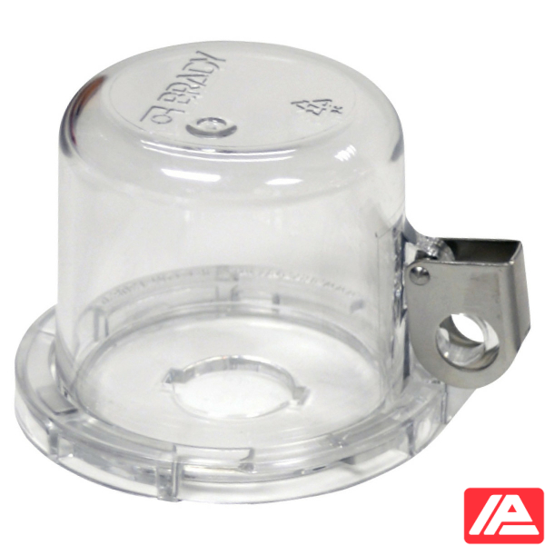 Push Button Lockout - 16MM CLEAR PUSH BUTTON LO W/ STD COVER - Image 5
