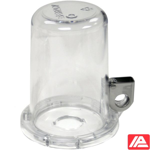 Push Button Lockout - 16MM CLEAR PUSH BUTTON LO W/ TALL COVER - Image 5