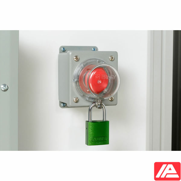 Push Button Lockout - 16MM CLEAR PUSH BUTTON LO W/ TALL COVER - Image 3