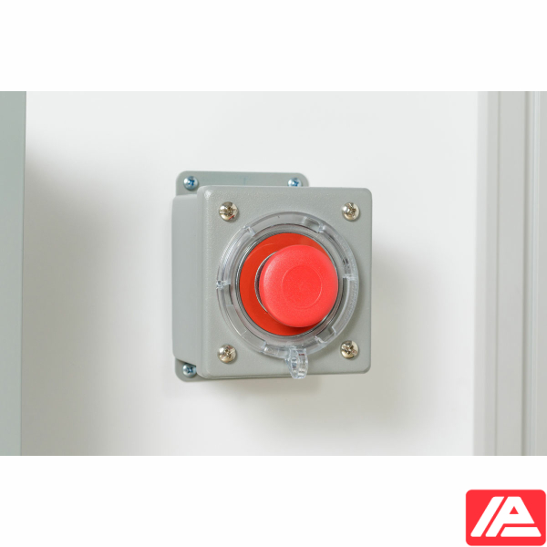 Push Button Lockout - 16MM CLEAR PUSH BUTTON LO W/ TALL COVER - Image 4