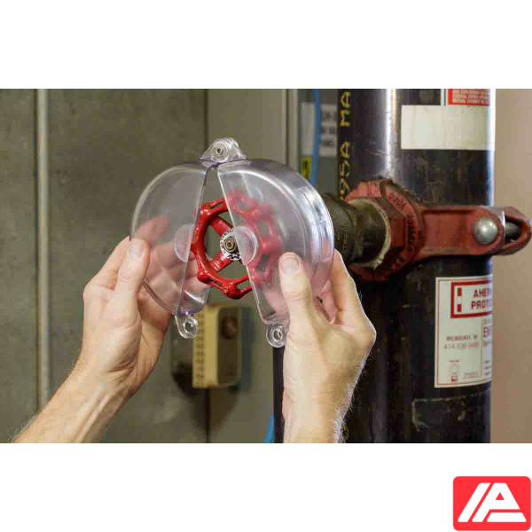 Clear Gate Valve Lockout - Transparent Gate Valve Lockout - 5"-6.5" - Image 3