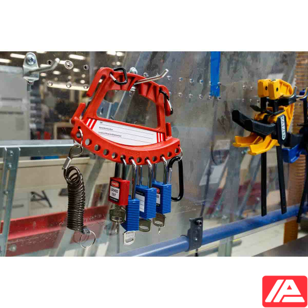 Safety Lock and Tag Carrier - SAFETY LOCK & TAG CARRIER - RED - Image 5
