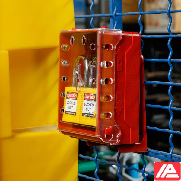 Ultra Compact Lock Box with Keyed-different Locks - Compact Lock Box+6 Ylw Keyed-Diff Locks - Image 5