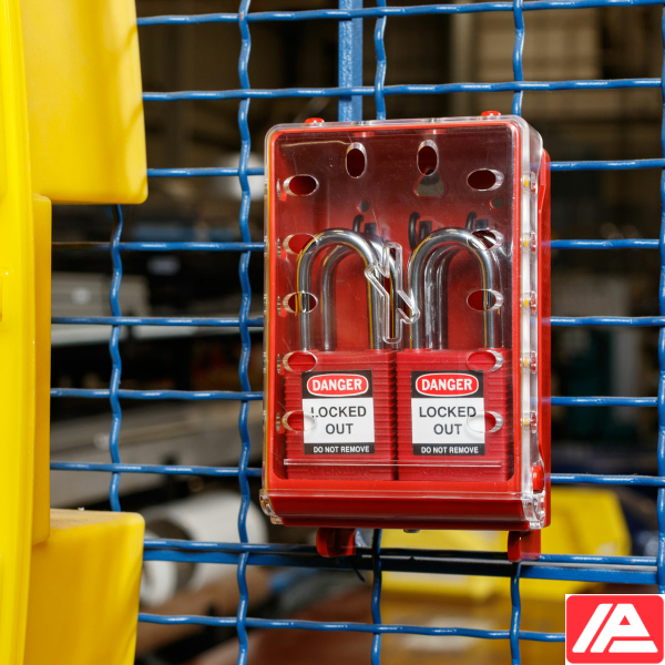 Ultra Compact Lock Box with Keyed-different Locks - Compact Lock Box+6 Red Keyed-Diff Locks - Image 5