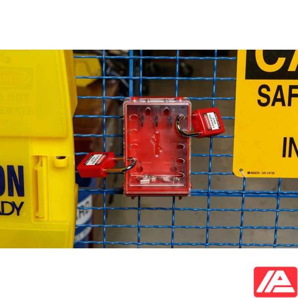Ultra Compact Lock Box with Keyed-different Locks - Compact Lock Box+6 Red Keyed-Diff Locks - Image 7