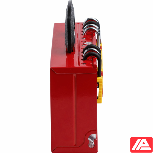 SlimView Group Lock Box - SLIMVIEW LOCK BOX, 12 PADLOCK, RED - Image 3