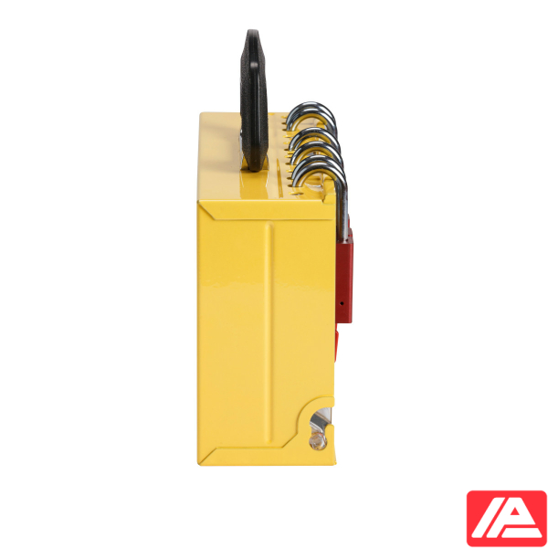 SlimView Group Lock Box - SLIMVIEW LOCK BOX, 12 PADLOCK, YELLOW - Image 3