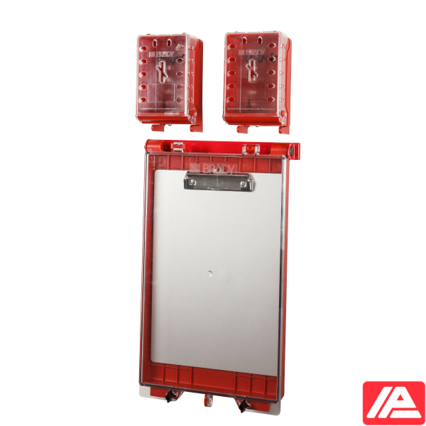 Permit Control Station with Ultra-Compact Lock Box - UCLB RED, PERMIT DISPLAY STATION - Image 4