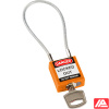 Ασφάλεια Λουκέτα - Συμπαγές Καλώδιο — Compact Cable Padlock Orange 20cm KD