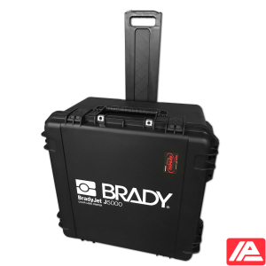 Μαύρη σκληρή θήκη μεταφοράς Brady με λαβή