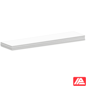 Ένθετα χαρτονιού — CARDBOARD CARD FOR SML POUCH WHT 33X110